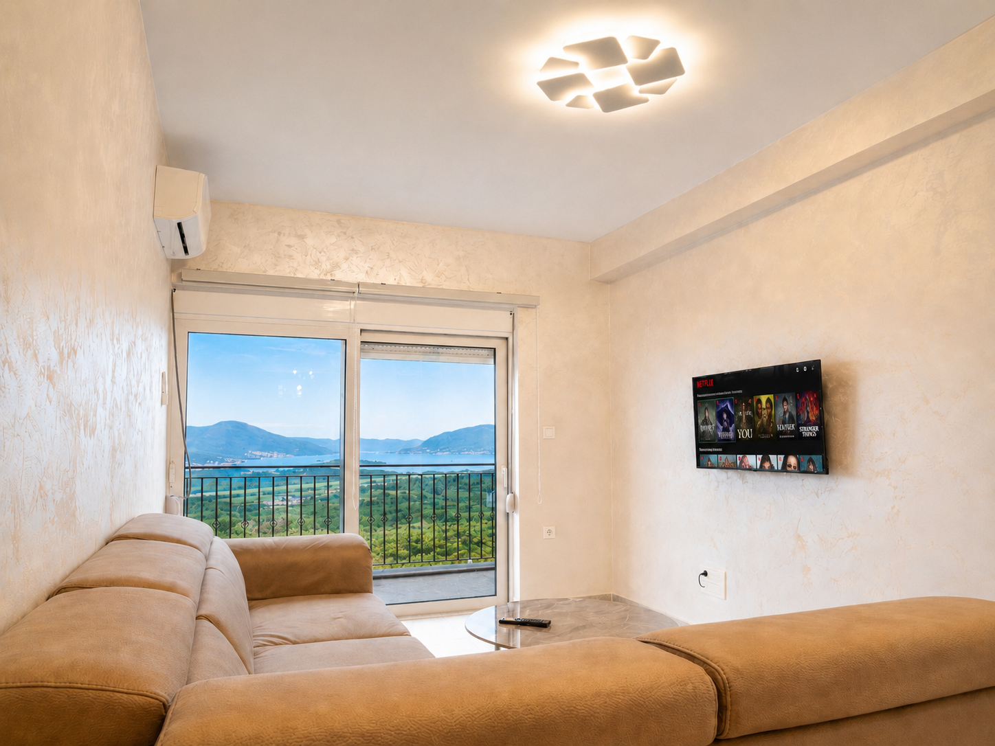Living room sea view